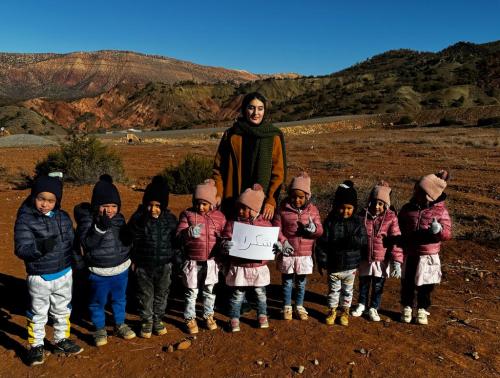 Marigha distribution warm clothes